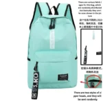 Fashion trend backpack backpack for men and women junior high school high school student bag large capacity korean version of th - Image 12