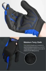 MOREOK Winter Gloves Full Finger Windproof Bike Gloves Foam Pads Touchscreen Bicycle Gloves Warm Cycling Gloves Running Gloves - Image 9