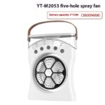 Portable Fan Portable Mini Humidifier Fan Water Spraying Fan Rechargeable Cooler Air Adjustment Fan For Hot Weather - Image 7