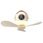 Multifunctional Light Small Ceiling Fan Outdoor Camping USB Rechargeable Fan - Image 7