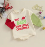 Baby Christmas Clothing Baby Loose Crawling Suit Butt Wrap Clothes Romper - Image 2
