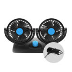 Mini Rechargeable Car Dual-head Clip Fan Silent Portable Fan - Image 3