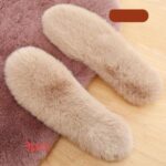 Winter Sheepskin Insoles Wool Warm Heated Insoles Unisex Warm Breathable Plush Shoe Pad Insoles For Men Women - Image 6
