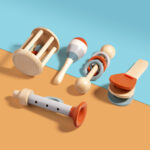 Baby Rattle Early Education Wooden Toys - Image 4