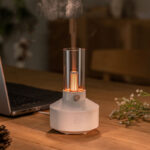 New Arrival Ultrasonic Humidifier Retro 150ml Night Light Essential Oil Aroma Diffuser For Home Office - Image 3