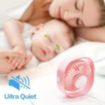 Random Color New Desktop Small Fan Rechargeable Desktop Fan Portable Office Student Dormitory Home Mini Fan Mute