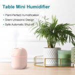 Portable Mini Humidifier 220ml Small Cool Mist Humidifier USB Personal Desktop Humidifier For Bedroom Travel Office Home - Image 2