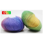 Section Dyed Rainbow Wool Yarn - Image 2
