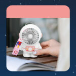 Astronaut Mini Usb Small Fan Rechargeable Portable - Image 4