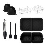 High Temperature Resistance Air Fryer Silicone Baking Tray Air Fryer Accessories - Image 3