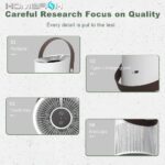 Multifunctional Desktop Air Purifier Remove Formaldehyde H13 HEPA Filter UVC Car Air Purifiers For Bedroom Home - Image 3