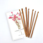 Set Of 7 Bamboo Stick Crochet Hooks - Image 3