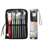 8pcs Cloth Bag Nylon Paint Brushes In Plastic Bucket - Image 8