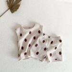 Children's Clothing Baby Bear Printing Suit Baby Two-piece Suit Cotton - Image 3
