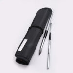 8pcs Cloth Bag Nylon Paint Brushes In Plastic Bucket - Image 4