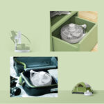 Portable Folding Rechargeable Ambient Light Fan - Image 4