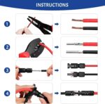 Male Female Solar Cable Connectors For DIY Solar Panel US - Image 2