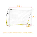 Portable Quick Assembly Football Net Children Training Football Gate Gantry Football Net - Image 7