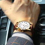 Waterproof Quartz Watch Digital Scale Simple Men - Image 3
