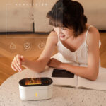 Flame Lamp Humidifier Aromatherapy Machine Household Flame Lamp Fog Spectrometer Humidifier For Home - Image 3