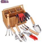 Hand Tools Pruning Scissors Gloves With Wooden Handle Stainless Steel Hoe Shovel Gardening Tools - Image 2