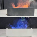 200ML Good-quality Modern Flame Humidifier USB Air Aroma Diffuser Ultrasonic Cool Misting Fogger For Home - Image 3