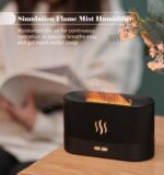 Aroma Diffuser With Flame Light Mist Humidifier Aromatherapy Diffuser With Waterless Auto-Off Protection For Spa Home Yoga Office - Image 4