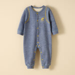 Baby Plus Velvet Warm Clothing Dralon Fever - Image 7