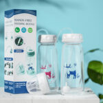 Baby Hand-free Standard Diameter 240ml Feeding Bottle - Image 3