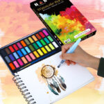 40 Pieces Solid Watercolor Painting Set 36 Colors Paints