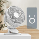 Student Dormitory Portable Mini Rechargeable Desktop Fan - Image 5