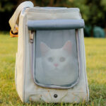 Winter Warm Cage Canvas Dog Backpack Cat Supplies Bag - Image 3