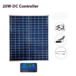 Solar Panel 20W Photovoltaic Module Outdoor Monitoring Solar Panel Kit - Image 6