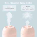 Portable Mini Humidifier 220ml Small Cool Mist Humidifier USB Personal Desktop Humidifier For Bedroom Travel Office Home - Image 4