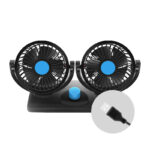 Mini Rechargeable Car Dual-head Clip Fan Silent Portable Fan - Image 5
