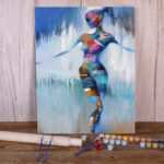 Abstrack Art Painting By Numbers Package Acrylic Paints - Image 4