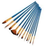 Set Of 12 Watercolor Acrylic Paint Brushes, Art Painting Pens, Nylon Brushes - Image 6