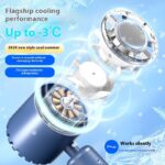 Portable Ice Compress Small Handheld Fan USB Rechargeable Cooling Fan - Image 3