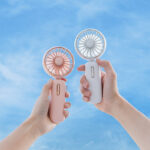 Portable Large Capacity Rechargeable Hanging Neck Fan - Image 5