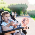 Stroller Fan Personal Portable Desk Handheld Baby Bed Car Seat Fan USB Rechargeable Fan Mini Stroller Accessories - Image 2