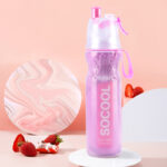 500ml Outdoor Cycling Running Water Drinking Bottle Misting Spray Healthy Sports Bottles - Image 9