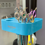 Dog Cat Supplies Groomer Tool On the bracket Table Scissors Dog Comb Boxes Pet Grooming Tools Plastic Storage Box - Image 9