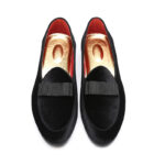 Leather Shoes Korean Style Peas Shoes Personality Suede Bow Tide Shoes Men - Image 4
