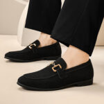 Fashion Personality Suede Leather Shoes Men - Image 8