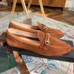 Soft Structure Suede Horsebit Slip On Shoes For Men - Image 4