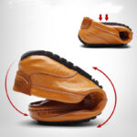 Men Loafers Slip On Formal Comfortable Soft Shoes - Image 8