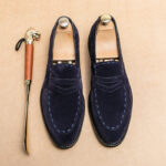 Pointed Casual Shoes British Suede Men - Image 6
