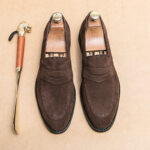 Pointed Casual Shoes British Suede Men - Image 7