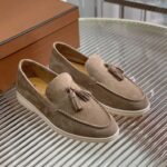 Fashion Suede Tassel Slip-on Loafers - Image 4