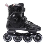 White Black Professional Inline Roller Skates Woman Man Kids Adult Speed Skate Sneakers Outdoor patins 4 rodas Size 30-44 - Image 11